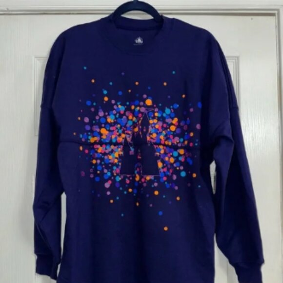 NWT Disneyland Resort Purple Sparkle Spirit Jersey size xs - Picture 1 of 5